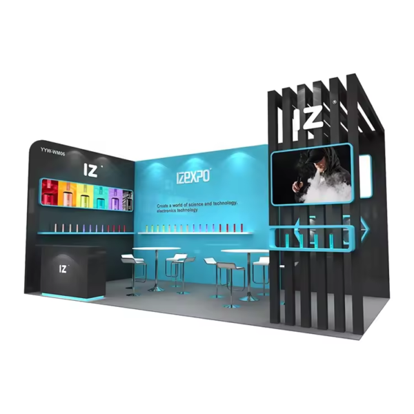 Kungfu Booth 18㎡ Advertising Showcase Display Hot Selling Trade Show Display Stand Exhibition Booth